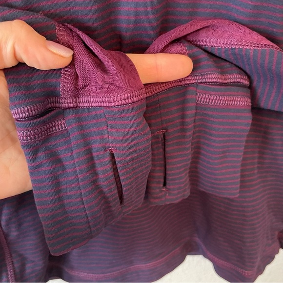 Lululemon Star Stunner Hyper Purple Lace Pullover - Picture 6 of 9